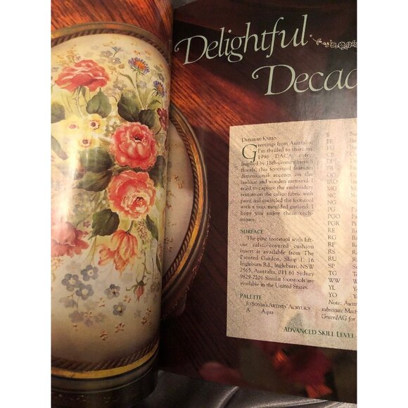 1997 The Decorative Painter Magazine Issue 3 May-June Painting Projects Patterns - Picture 6 of 11